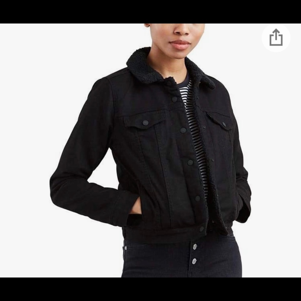 Levi’s Ex-Boyfriend Denim Sherpa Jacket